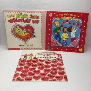 Vintage Lot 3 Kids Books Valentine's Day Spider Saved Night Before Search & Find